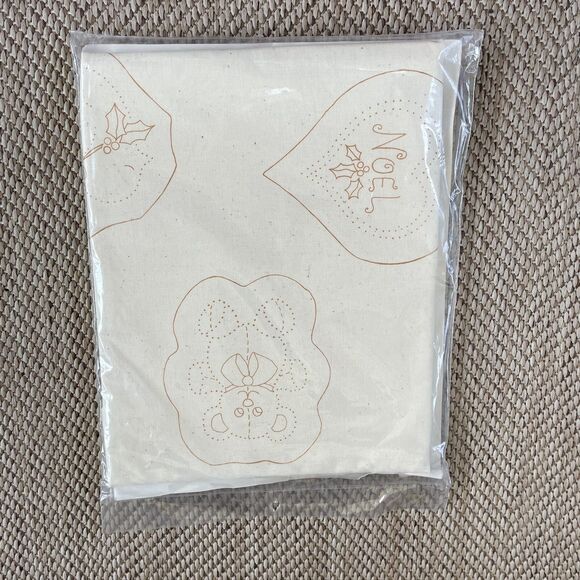 NEW 1980s Cathy Needlecraft Candlewicking Ornament Kit Vintage - Picture 3 of 3